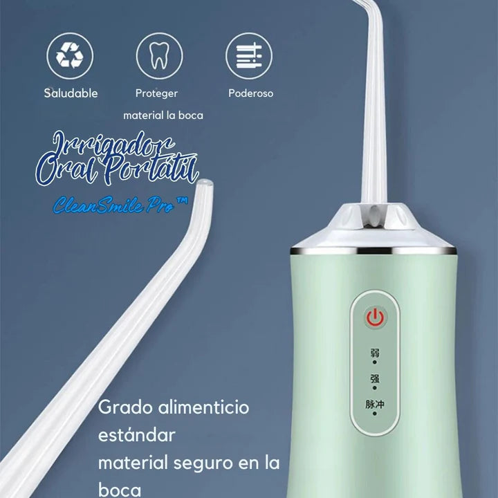 Irrigador Bucal Portátil Limpieza Dental™